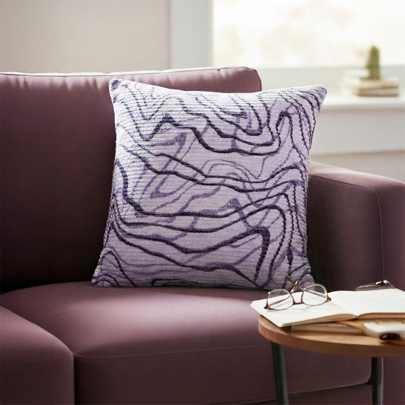 LiquidFlow Cushion Cover - Lilac