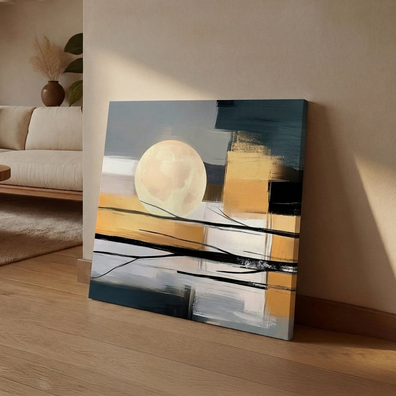 Moon & Twigs Wall Art