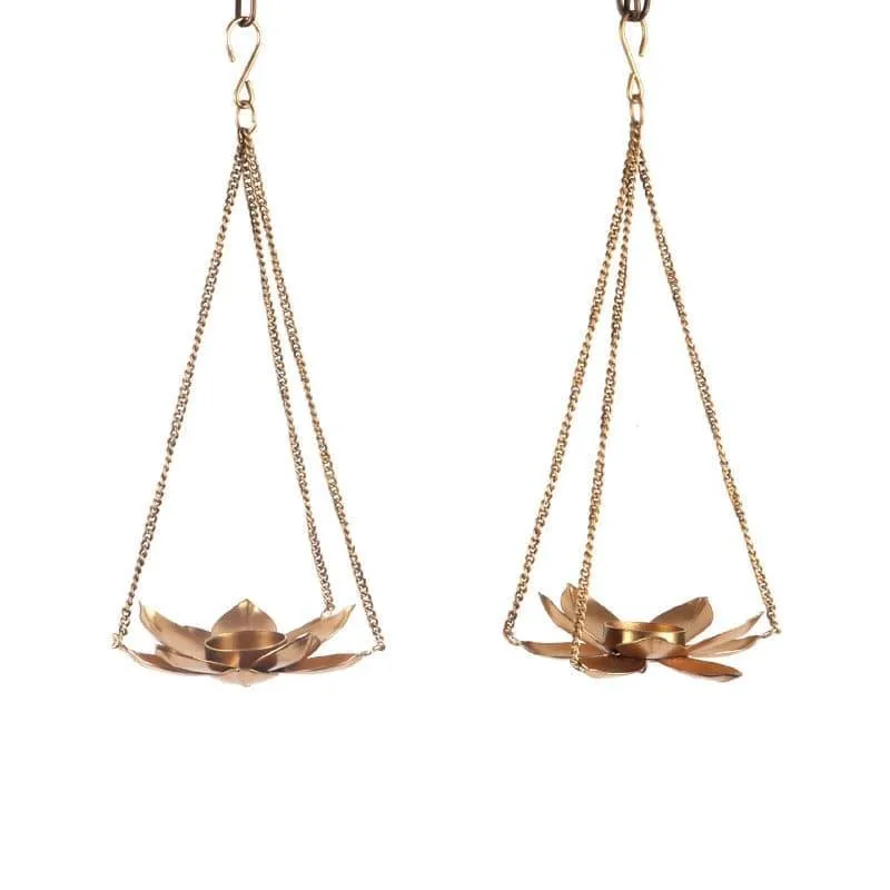Chintana Phool Tealight Holder - Set Of Two media 3
