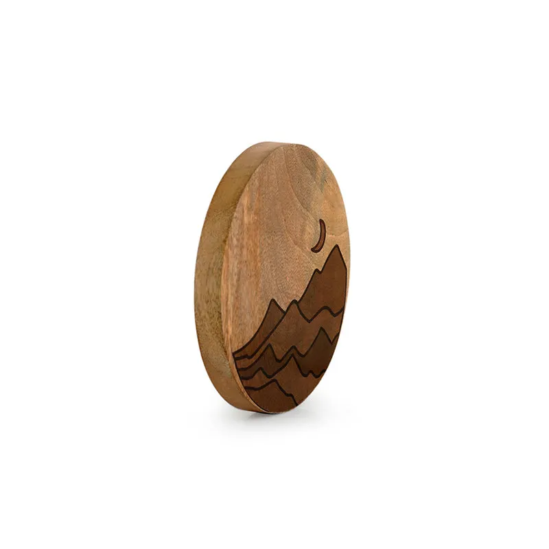 Moonlit Dunes Mango Wood Wall Accent media 4