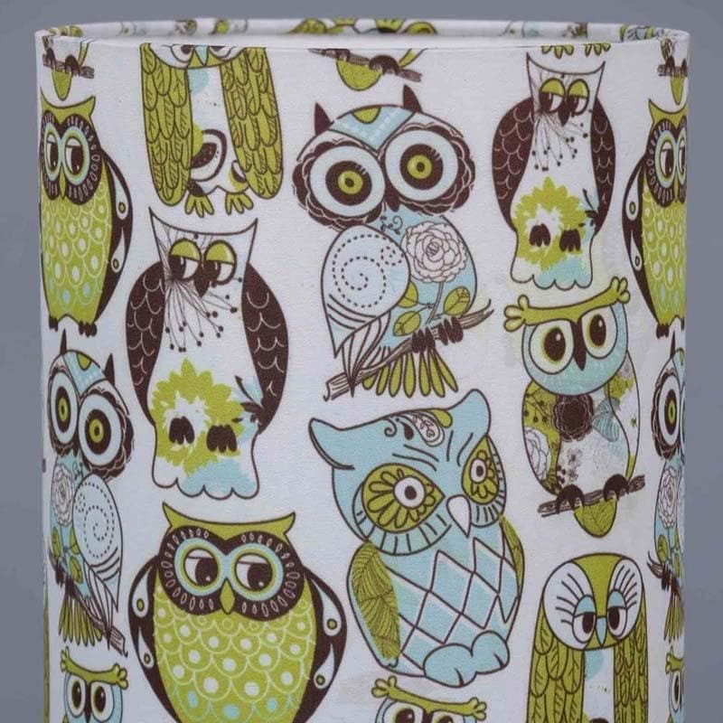 The Wise Owl Fabric Table Lamp - Multicolor media 5
