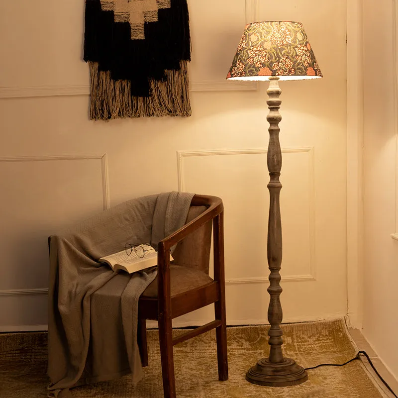 Hewn Cone Ethnica Floor Lamp media 1