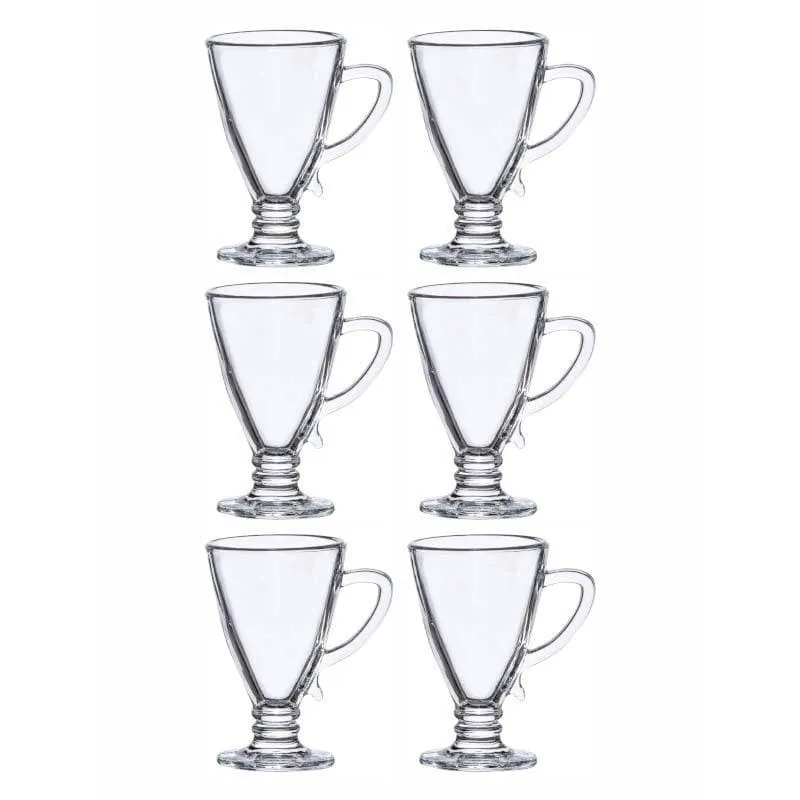 Whirl Glass Tea Cup (120 mL Each) - Set of Six media 5