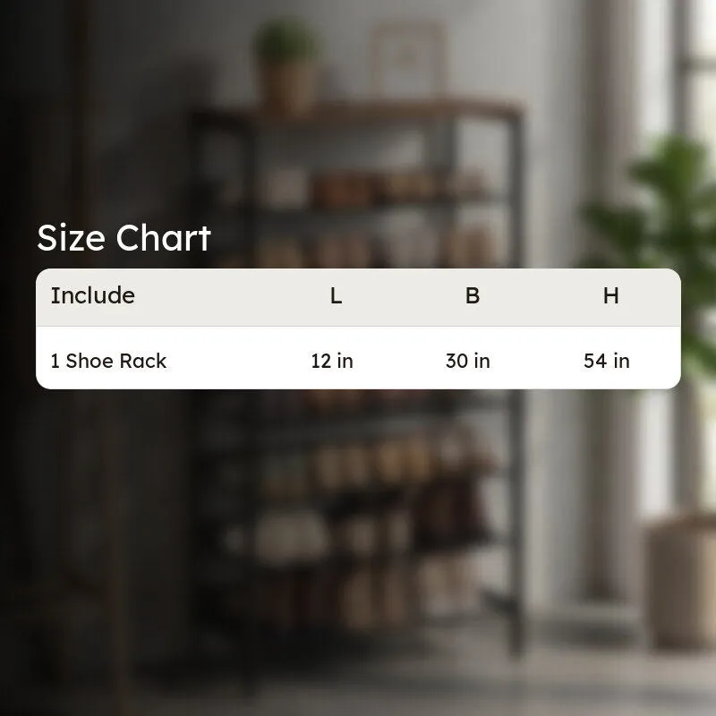 Versatile Metal Shoe Rack - Black,Brown media 10