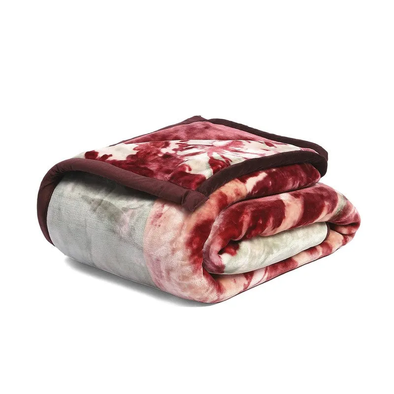 Monte Carlo Crimson Cascade Blanket - 1000 GSM media 5