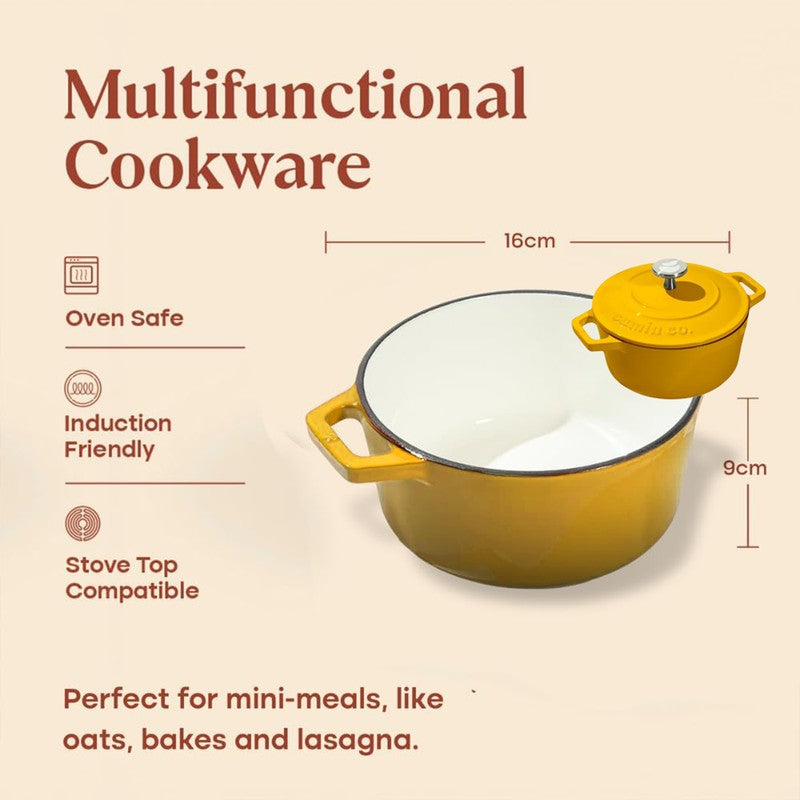 Cumin Co Enamel Cast Iron Cooking Pot - 1200 mL media 9