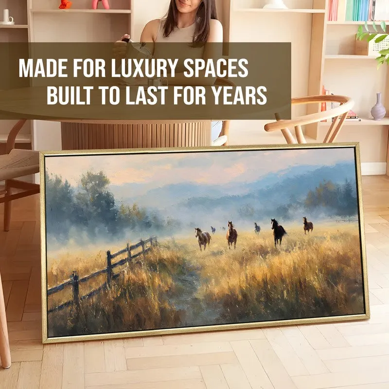 Runwild Canvas Wall Painting With Frame media 5