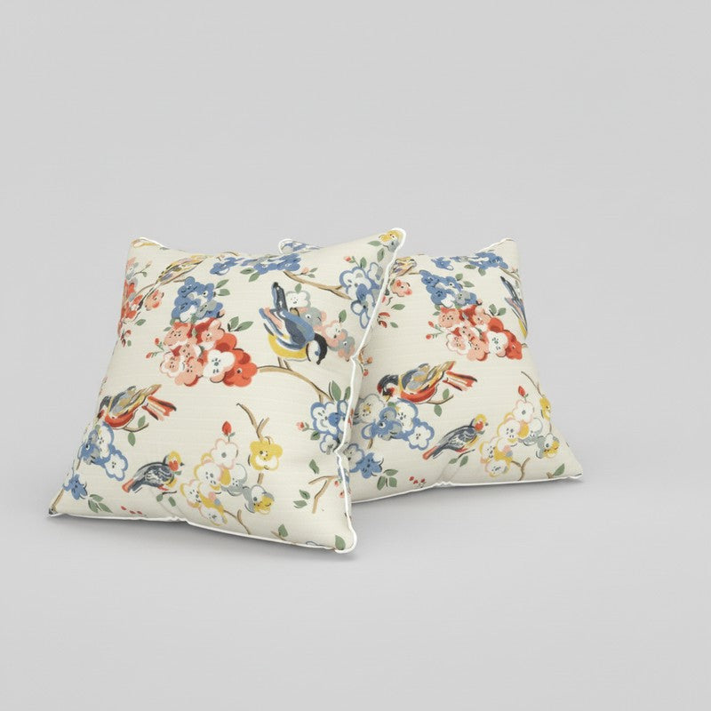 Petaline Floral Multicolor Cushion Cover Set - Set Of Two media 4
