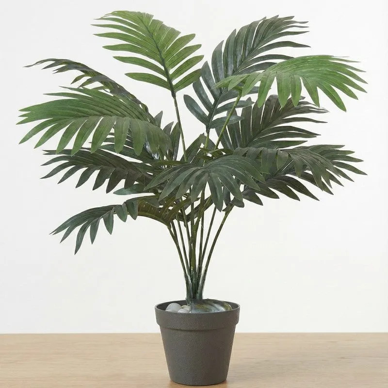 Palmora Artificial Areca Palm Plant With Black Plastic Pot - 1.8 ft media 4