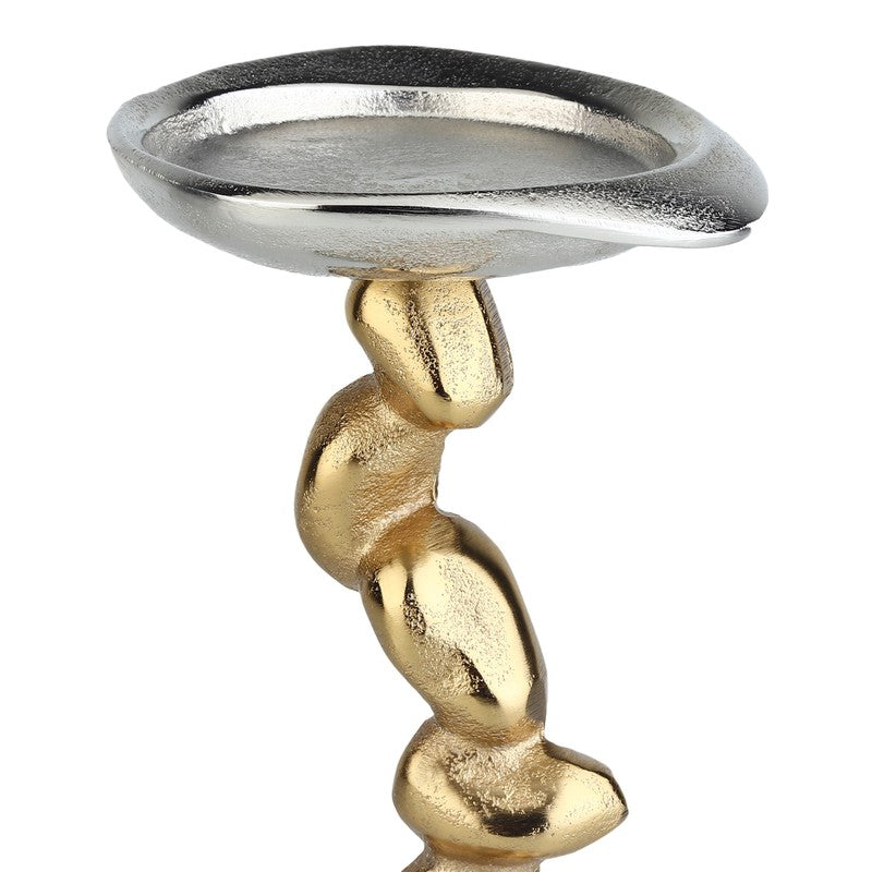GlowNest Candle Holder - Silver,Gold media 6
