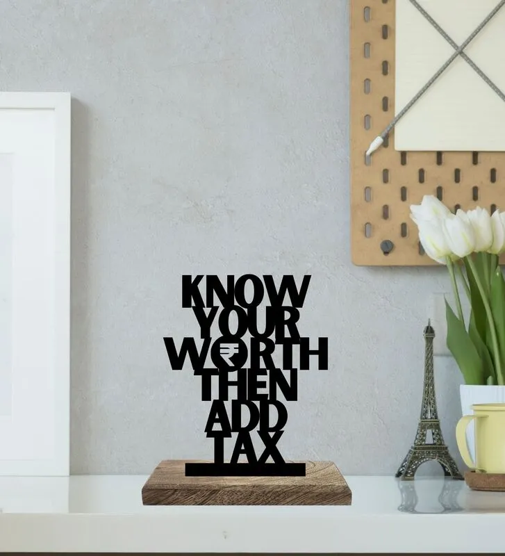 Valued Ventures Typography Showpiece - Set Of Two media 4