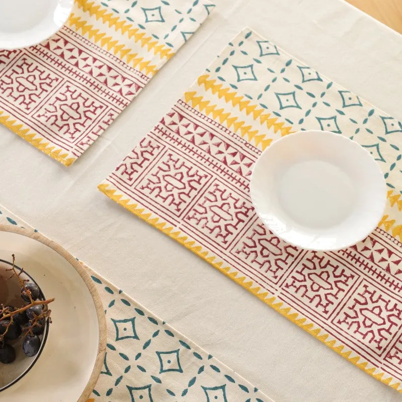 Urban Geometry Canvas Table Mats - Set Of Two media 7