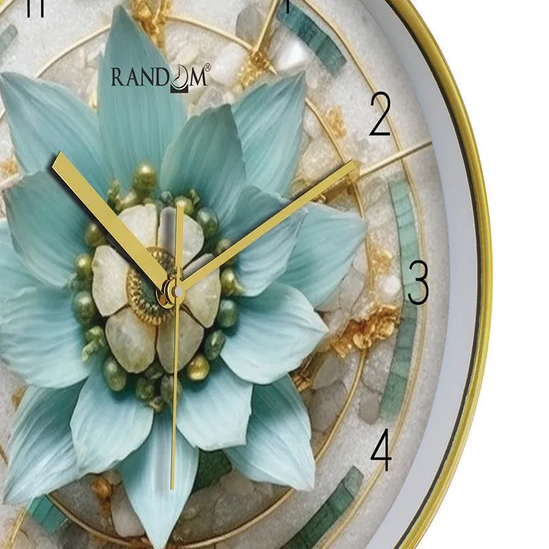 Flora Frame Analog Wall Clock media 5