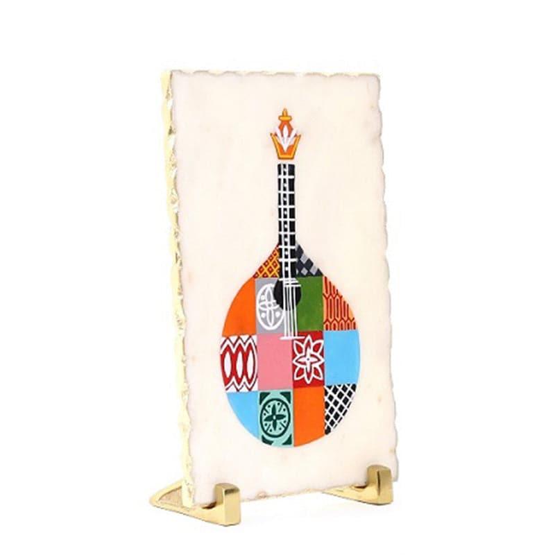 Symphonic Hand Painted Marble Showpiece media 3