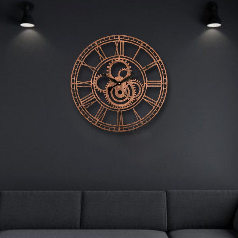 Shadow Silent Wall Clock - Bronze media 4