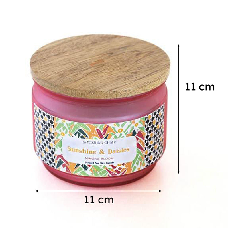 Sunshine & Daisies Soy Wax Jar Scented Candle media 6