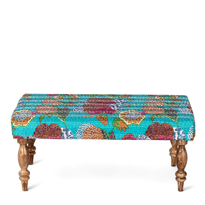 Daxen Sheesham Wooden Bench with Stools (Multicolor) - Three Piece Set media 5