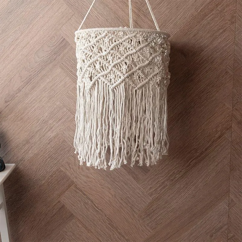 Clover Macrame Lampshade media 3