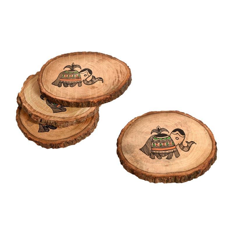 Haathi Tribal Coaster - Set Of Four media 4