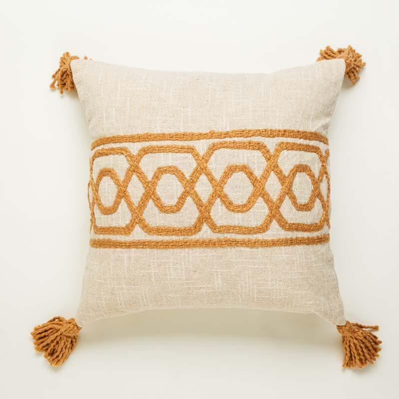 Gold Fence Cushion Cover media 3