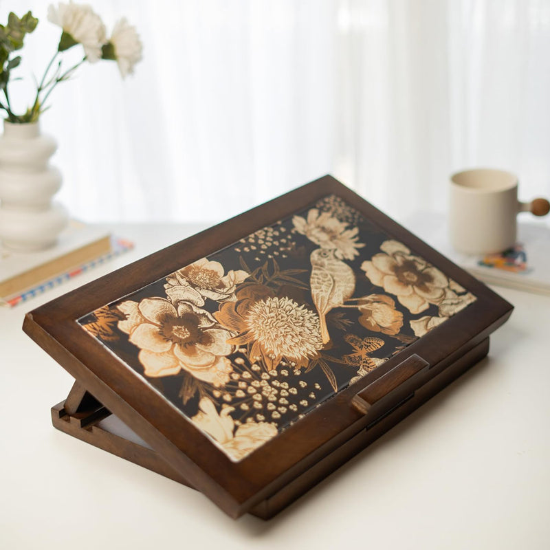 Aurum Feather Wood Laptop Stand media 3