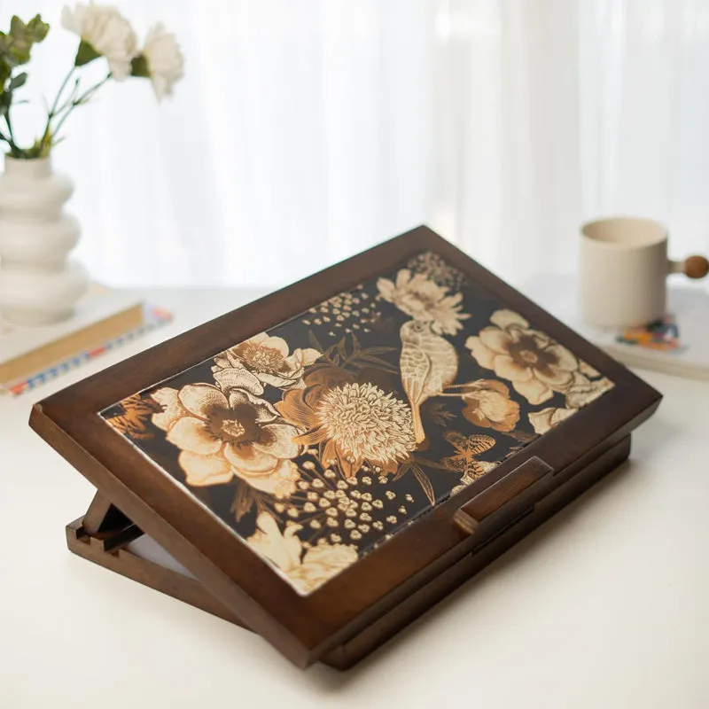 Aurum Feather Wood Laptop Stand media 3