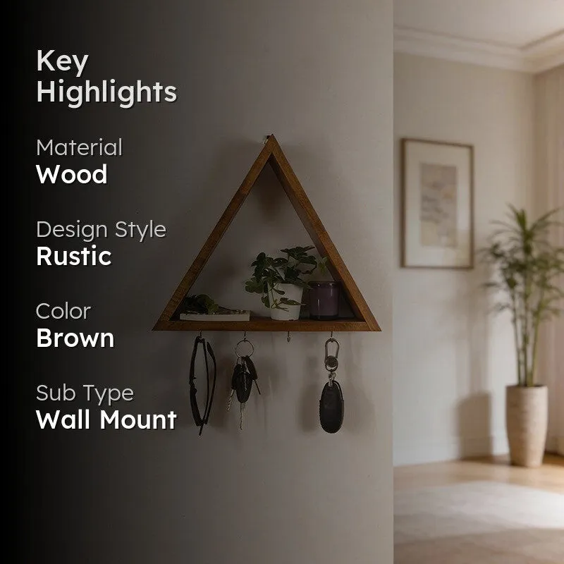 Marquis Wooden Wall Organiser with Key Holders media 2