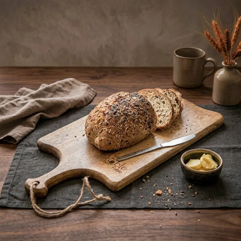 Rustic Tip Wood Platter media 4