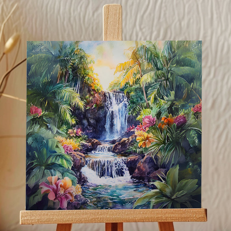 Vibrant Cascade Showpiece