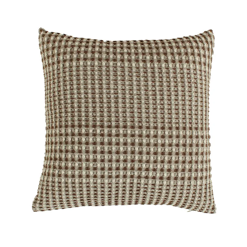 Nudo Woven Cushion Cover (Dark Brown) - Set Of Two media 5