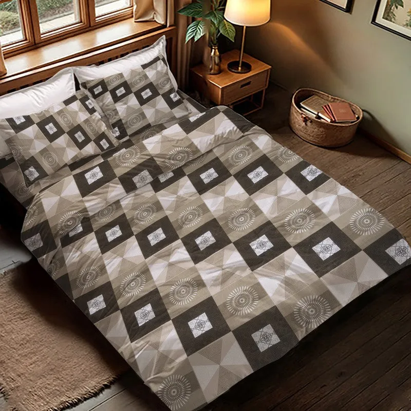 GeoVera Cotton Bedding Set (330 Gsm) - Four Piece Set media 3