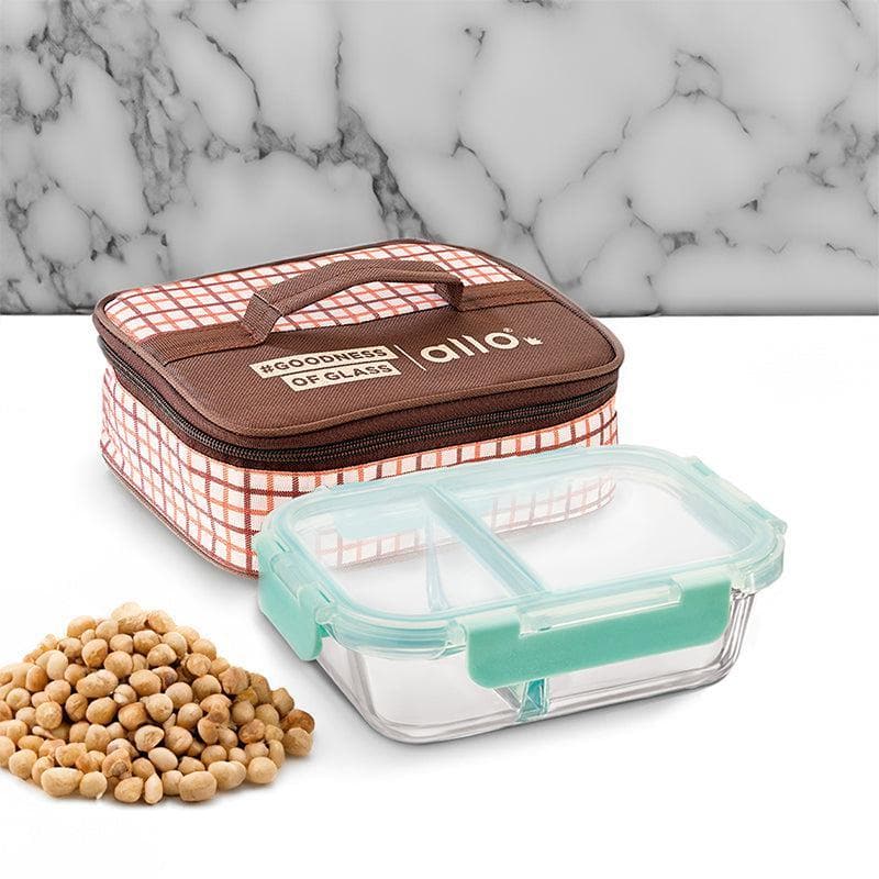 Casper Lunchbox With Chcekered Bag - 580 ML media 3