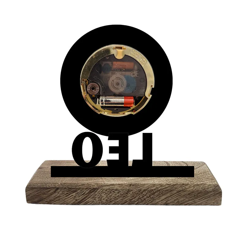 Leo Zodiac Analog Table Clock media 3