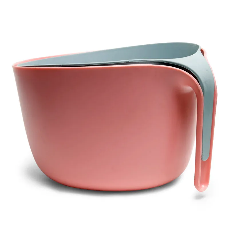 Seana 2-in-1 Detachable Strainer With Bowl - Pink media 3