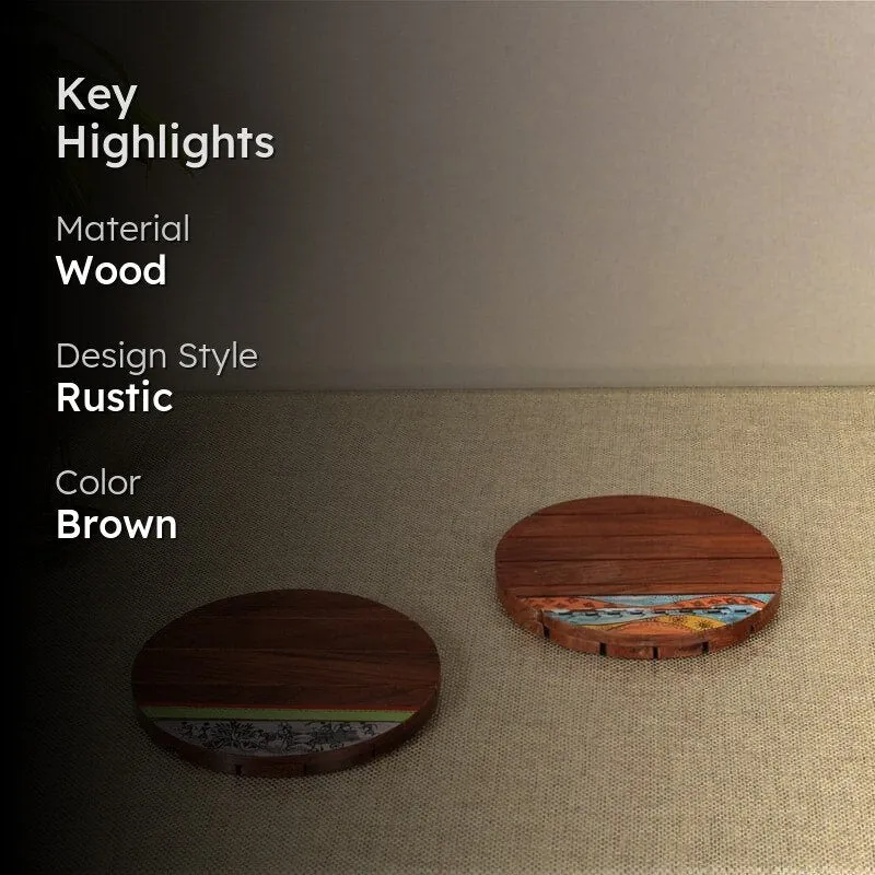 Shonala Wooden Trivet - Set Of Two media 2