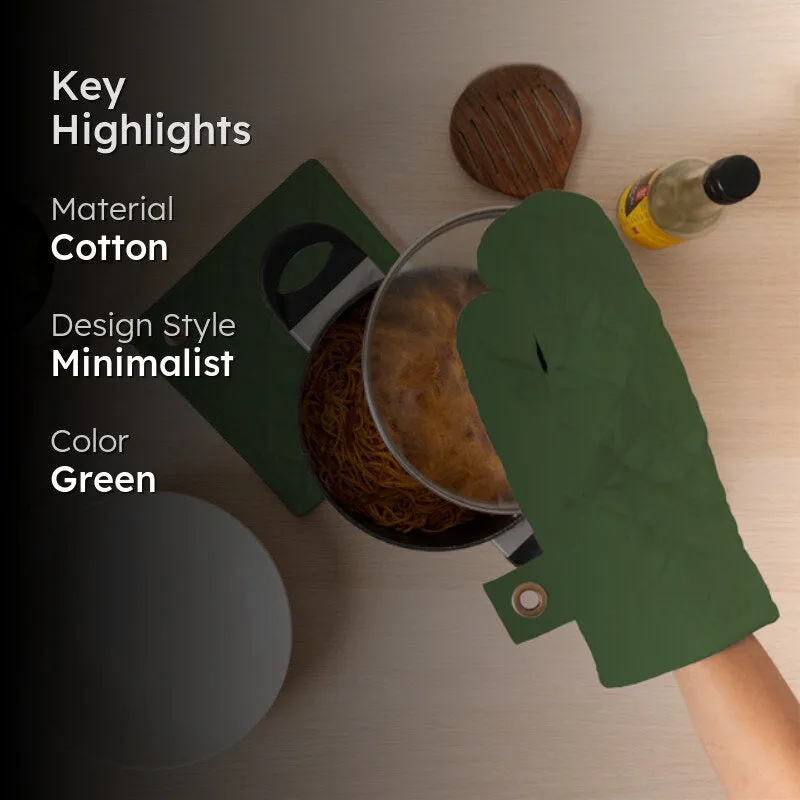 Heyden Pot Holder & Glove - Light Green (two piece set) media 2
