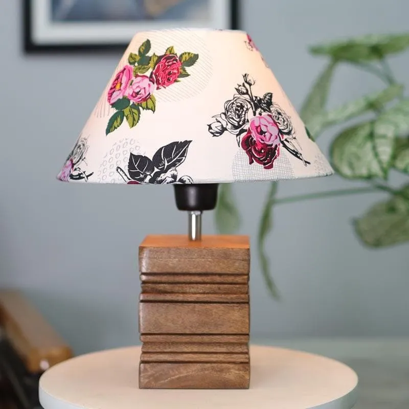 Blossom Cube Fabric Table Lamp - Multicolor media 3