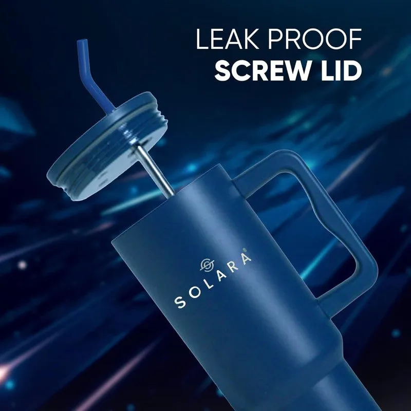 Solara Aqua Joy Stainless Steel Tumbler (1200 mL) - Blue media 6