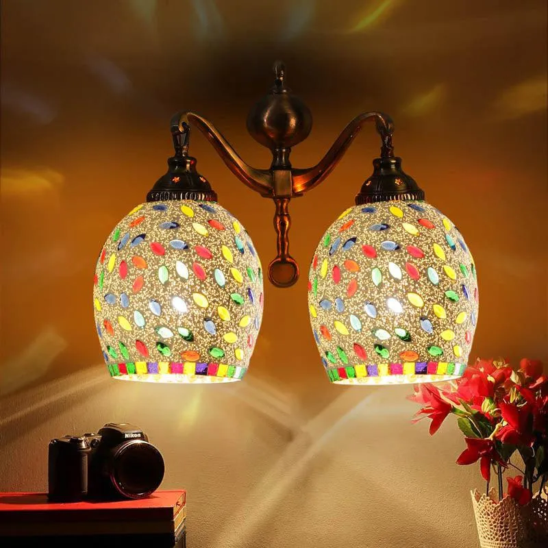 Mystic Metal Mosaic Wall Lamp media 4