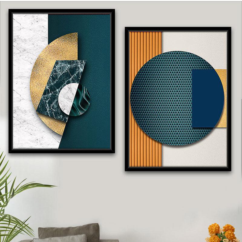 Cordelia Abstract Wall Art - Set Of Two