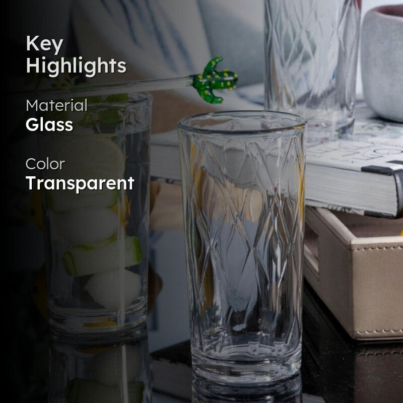 Sadie Glass Tumbler (250 ML) - Set Of Six media 2