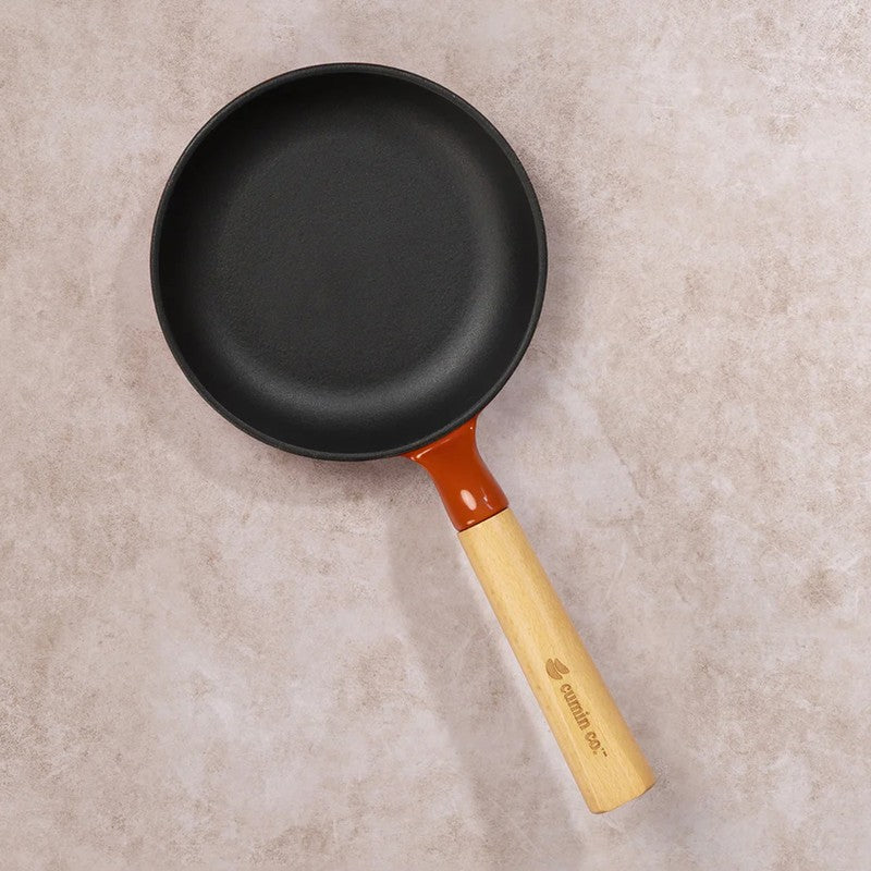 Cumin Co Enamel Cast Iron Frying Pan (Rust) - 750 mL media 6