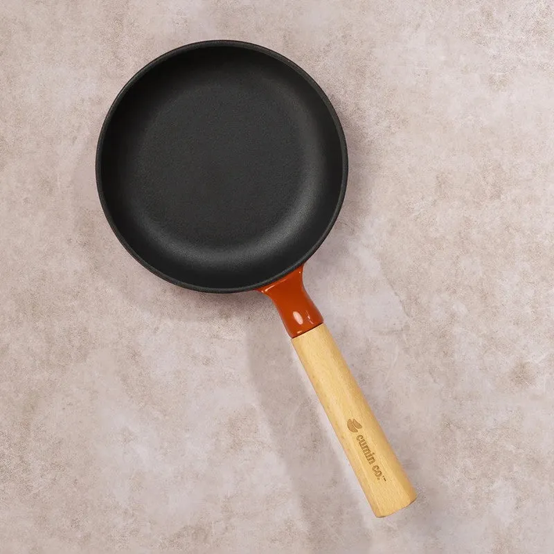 Cumin Co Enamel Cast Iron Frying Pan (Rust) - 750 mL media 6