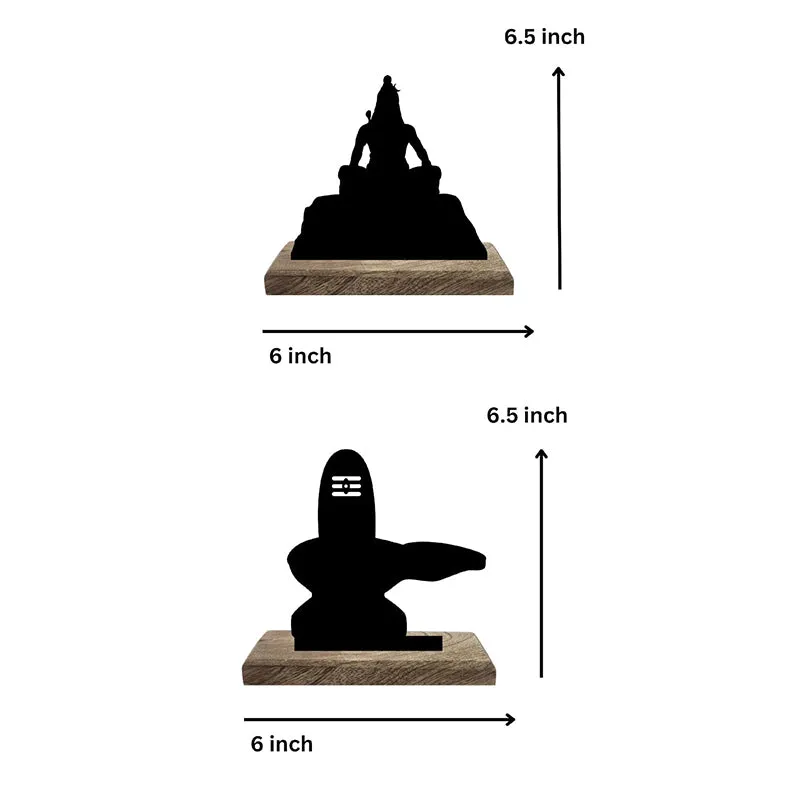 Har Har Mahadeva Showpiece - Set Of Two media 7