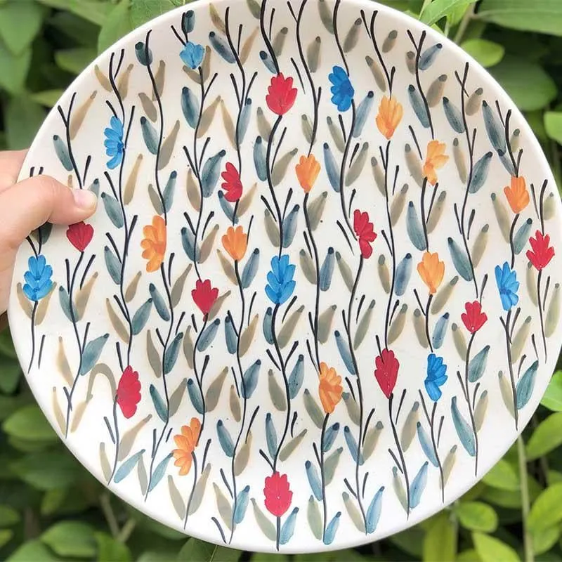 Whimsy Wildflower Dinner Plate - Set Of Two media 3