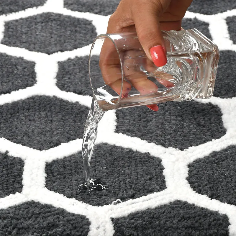 Trevona Cotton Bath Mat - Grey media 7