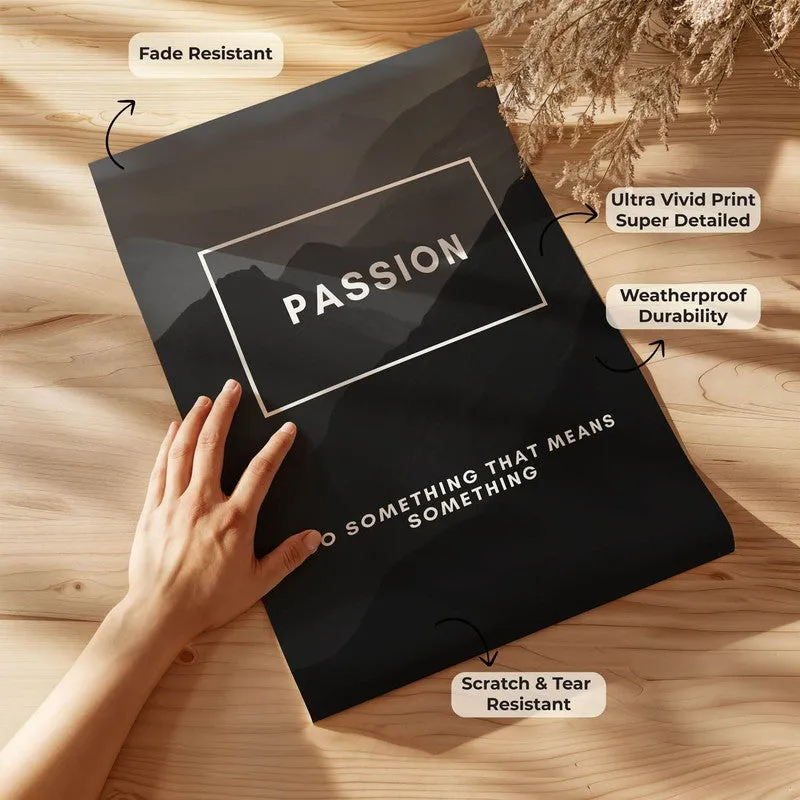 Driven by Passion Wall Poster media 8