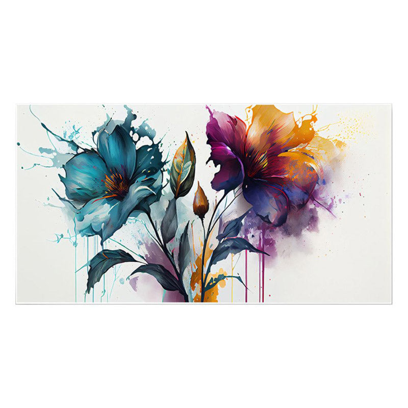 Carva Smudge Floral Canvas Wall Painting media 3