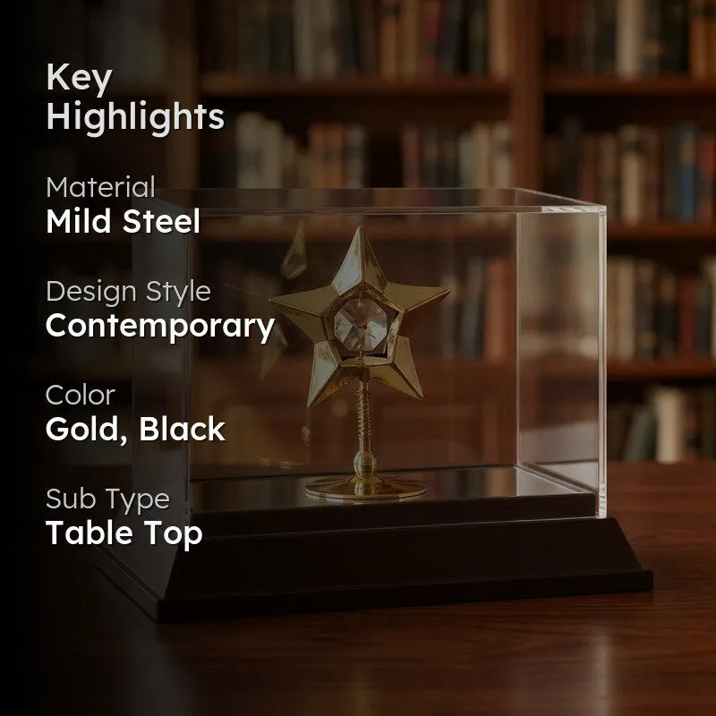 Classic Star 24K Gold Plated Mild Steel Showpiece media 2