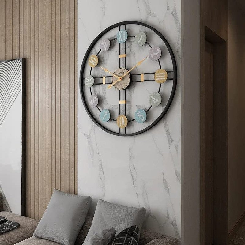 Dialy Silent Wall Clock - Black media 6